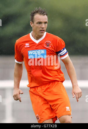 Soccer - Pré saison Friendly - Penrith v Blackpool - Frenchfield Park Banque D'Images