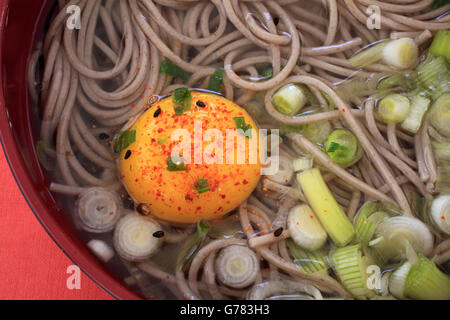 Plat japonais, la fin de l'année, toshikoshi soba soba, Banque D'Images