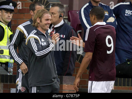 - Football amical d'avant saison - Coeur de Midlothian v Manchester City - Stade de Murrayfield Banque D'Images