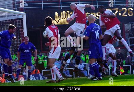 Everton v Arsenal Banque D'Images