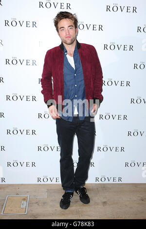 Le Rover Photocall - BFI Southbank - Londres.Guy Pearce et Robert Pattinson assistent à une photo pour le nouveau film The Rover au BFI à Londres. Banque D'Images