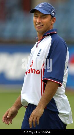 L'Angleterre pratique Cricket Port Elizabeth Banque D'Images