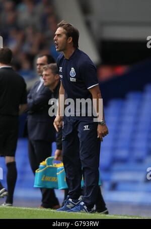 Soccer - Leon Osman Témoignage - v Everton FC Porto - Goodison Park Banque D'Images