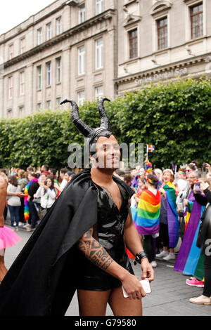 Dublin, Irlande, 2016, défilé, fierté, Gay, droit de l'homme, de la politique, LGBT, Mars, célébration, Banque D'Images