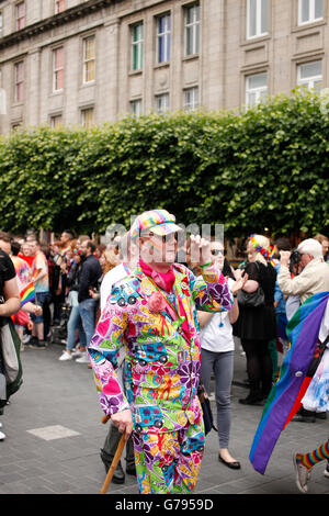 Dublin, Irlande, 2016, défilé, fierté, Gay, droit de l'homme, de la politique, LGBT, Mars, célébration, Banque D'Images