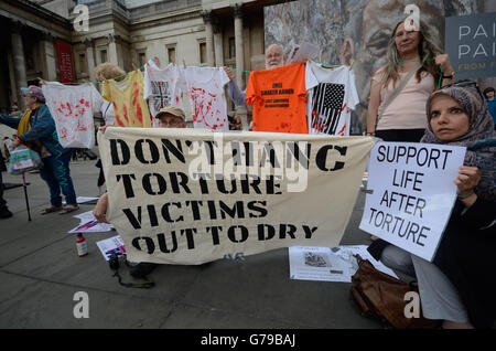 Londres, Royaume-Uni. 26 Juin, 2016. Les frontières de la torture, de crédit : Philip Robins/Alamy Live News Banque D'Images