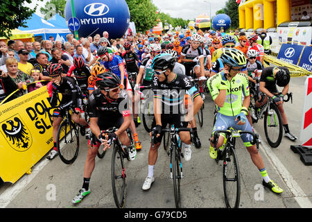 Swidnica, Pologne. 26 Juin, 2016 nd. Championnat de Pologne en 2016, de cyclisme sur route 2016 Credit : Kazimierz Jurewicz/Alamy Live News Banque D'Images