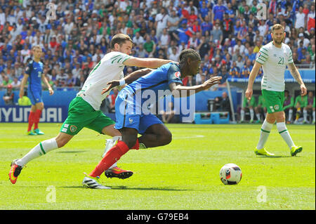 Lyon, France. 26 Juin, 2016. UEFA EURO 2016 de football, 16. La France et la République d'Irlande. 15 Paul Pogba (fra) : Action de Crédit Plus Sport/Alamy Live News Banque D'Images