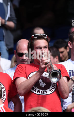 Suppoprters (Pays de Galles) ; le 25 juin 2016- : Football UEFA Euro 2016, Tour de France 16, le Pays de Galles 1-0 Irlande du Nord à Stade Parc des Princes, Paris, France. (Photo par aicfoto/AFLO) Banque D'Images