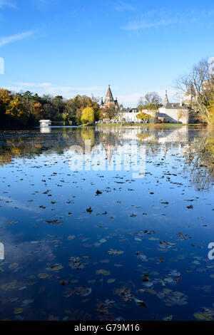 Château de Laxenburg Schlosspark parc Franzensburg, Laxenburg, Autriche, Niederösterreich, Autriche, Vienne, Wienerwald Woods Banque D'Images