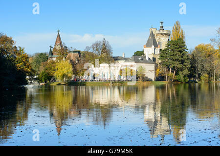 Château de Laxenburg Schlosspark parc Franzensburg, Laxenburg, Autriche, Niederösterreich, Autriche, Vienne, Wienerwald Woods Banque D'Images