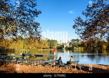 Château de Laxenburg Schlosspark parc Franzensburg, Laxenburg, Autriche, Niederösterreich, Autriche, Vienne, Wienerwald Woods Banque D'Images