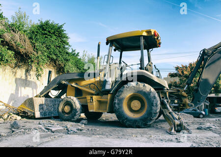 Photographie d'une machine de construction du chargeur Banque D'Images