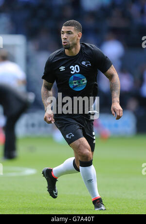 Football - Championnat Sky Bet - Derby County v Rotherham United - Stade iPro. Le meilleur Leon du comté de Derby Banque D'Images