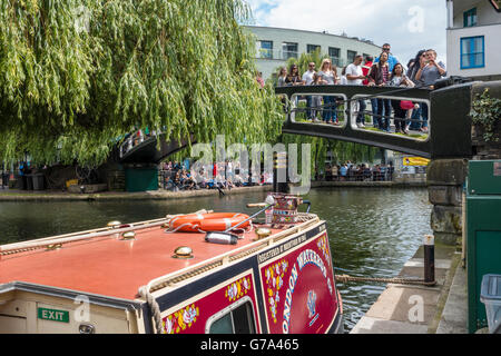 Regent's Canal Camden Town Camden Market Londres Angleterre Banque D'Images