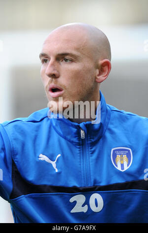 Football - Sky Bet League One - Notts County / Colchester United - Meadow Lane. Sean Clohessy de Colchester United Banque D'Images
