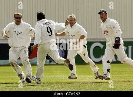 Le Warwickshire v Sussex Banque D'Images