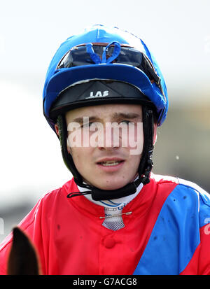 Courses hippiques - Derby Day - Hippodrome de Doncaster. George Chaloner, Jockey Banque D'Images