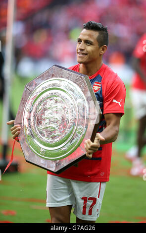 Soccer - FA Community Shield 2014 - Arsenal v Manchester City - Stade de Wembley Banque D'Images