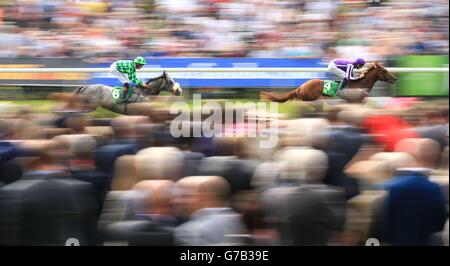 Les courses de chevaux - 2014 Bienvenue à Yorkshire Ebor - Festival Interntional Juddmonte Jour - Hippodrome de York Banque D'Images