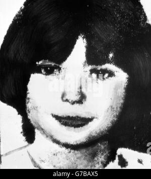 Une photo de Mary Bell à l'âge de 11 ans. On lui a ordonné d'être détenue indéfiniment pour l'homicide involontaire coupable de deux garçons âgés de quatre et trois ans. Date exacte inconnue. Banque D'Images