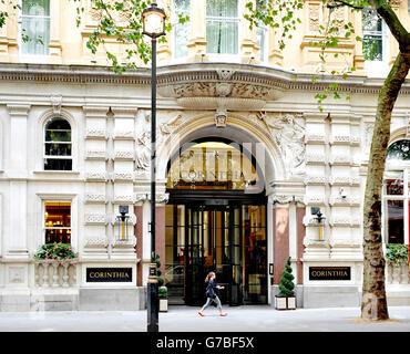 Photo de l'hôtel Corinthia, à Whitehall place, dans le centre de Londres. Banque D'Images