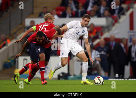 Football - match amical - Angleterre v Norvège - Stade de Wembley Banque D'Images