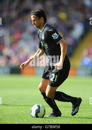 George Boyd de Burnley en action contre Crystal Palace. Banque D'Images