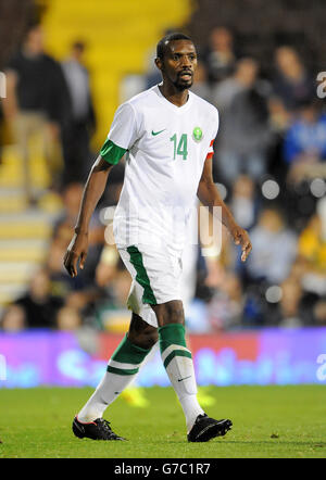 Football - International friendly - Arabie Saoudite / Australie - Craven Cottage. Saud Khariri, Arabie Saoudite Banque D'Images