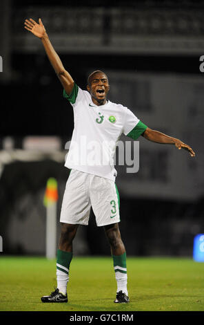 Football - International friendly - Arabie Saoudite / Australie - Craven Cottage. Oussama Hawsawi, Arabie Saoudite Banque D'Images