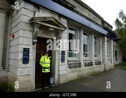 Raid de la Banque Natwest Banque D'Images