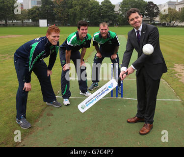 Cricket - Irlande National Academy Photocall Banque D'Images