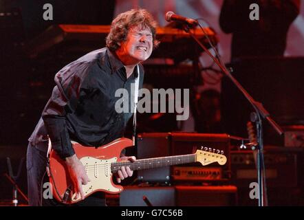 Gary Moore le Miller concert Pack Strat Banque D'Images