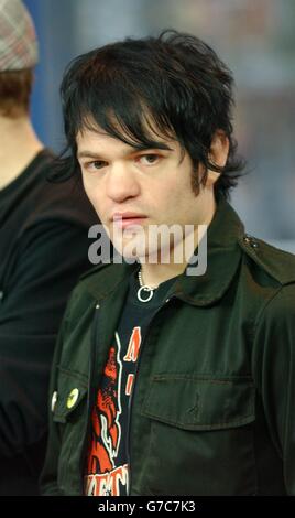 MTV's TRL - Deryck Whibley du groupe Sum 41 NOUS Banque D'Images