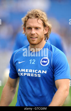 Football - championnat Sky Bet - Brighton et Hove Albion v Blackpool - stade AMEX.Craig Mackail-Smith, Brighton et Hove Albion Banque D'Images