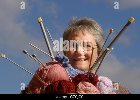 Vitesse Championnat du monde concours de tricot Banque D'Images