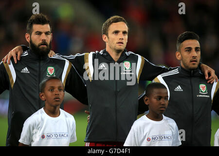 Football - UEFA Euro 2016 - Qualifications - Groupe B - Pays de Galles v Bosnie et Herzegovine - Cardiff City Stadium Banque D'Images