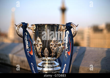 Football - Capital One Cup Drinks Evening - Vista au Trafalgar.La coupe Capital One sur le toit au Vista au Trafalgar lors d'un événement de football League Banque D'Images