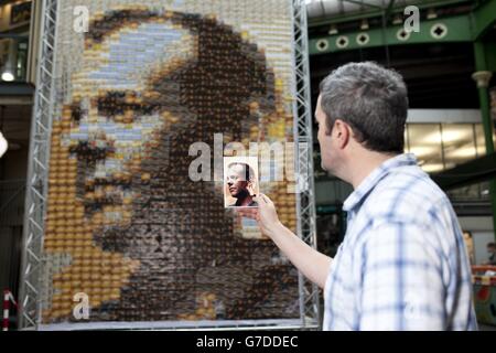 L'installation de l'affiche de Jack Bauer - Londres Banque D'Images