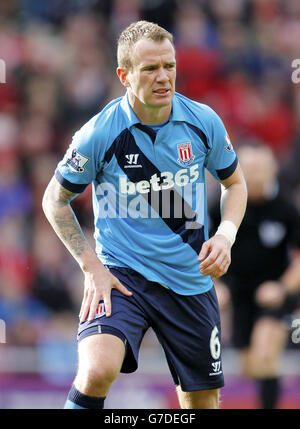 Football - Barclays Premier League - Sunderland / Stoke City - Stade de lumière. Glenn Whelan, Stoke City Banque D'Images