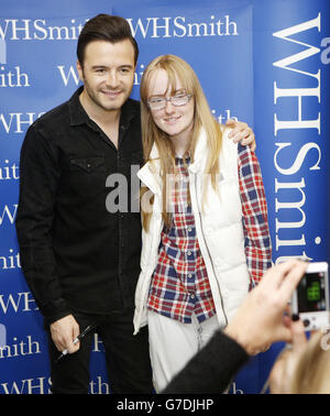 Shane Filan livre signature - Glasgow Banque D'Images