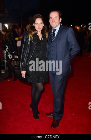 Ben Miller et Jessica Parker assistent à la première de Soul Boys of the Western World, Spandau Ballet: The film au Royal Albert Hall, Londres. Banque D'Images