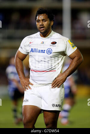 Rugby Union - Aviva Premiership - Bath v Saracens - terrain de loisirs.Saracens Billy Vunipola pendant le match Aviva Premiership au terrain de loisirs de Bath. Banque D'Images