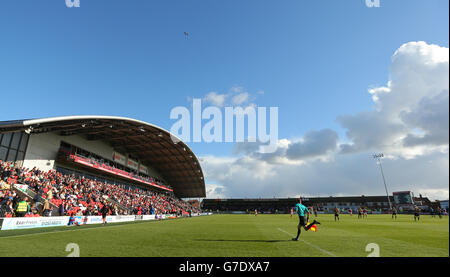 Sky Bet League Soccer - Un - Fleetwood Town v Port Vale - stade de Highbury Banque D'Images