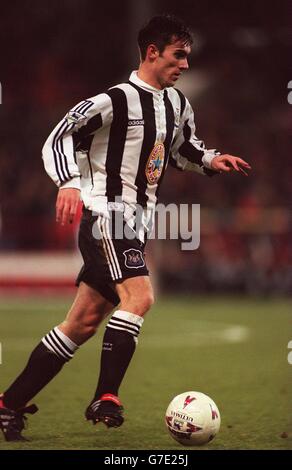 Football. Carling Premiership League. Nottingham Forest contre Newcastle United. Keith Gillespie, Newcastle United Banque D'Images