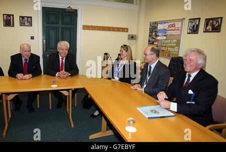 Gary Hart à Stormont Banque D'Images