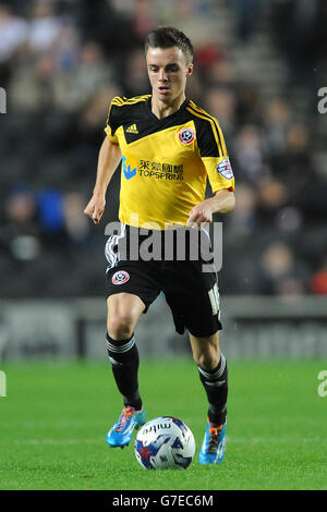 Soccer - Capital One Cup - 4e tour - MK Dons v Sheffield United - Stadium MK Banque D'Images