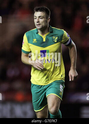 Football - Championnat Sky Bet - Middlesbrough / Norwich City - Riverside.Russell Martin, Norwich City Banque D'Images