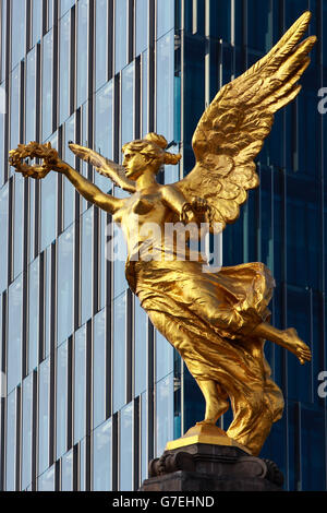 L'Ange de l'indépendance dans la ville de Mexico Banque D'Images