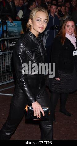 Lady Isabella Hervey arrive pour la première européenne de Beyond the Sea, au vue West End de Leicester Square à Londres. Banque D'Images